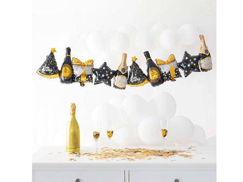 Birthday balloon garland - 206 x 34 cm - 1 pcs.