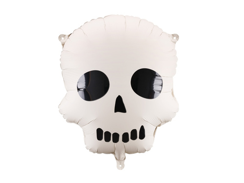 Balon foliowy Czaszka na Halloween - 36x41 cm - 1 szt.