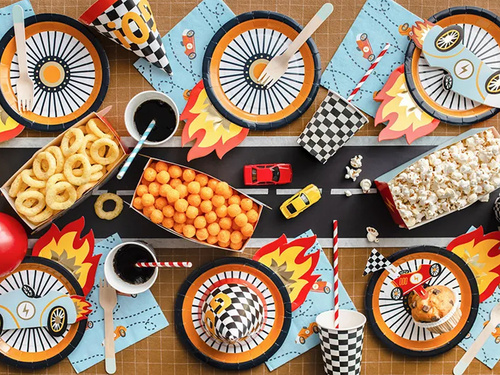 Birthday napkins Cars - 33 cm - 12 pcs.