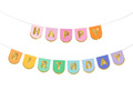 Baner urodzinowy Happy Birthday kolorowy - 163 x 12 cm - 1 szt.