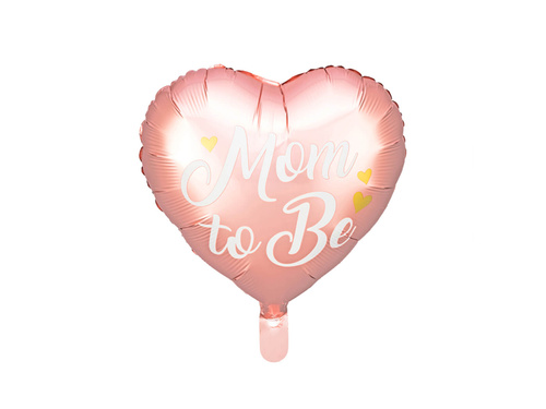 Mom to Be foil balloon for Baby Shower pink - 35 cm - 1 pc.