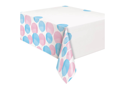 Balloons tablecloth for Baby Shower - 137 x 213 cm - 1 pcs.