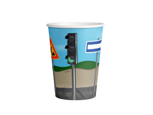 Kubeczki papierowe Budowa - 250 ml - 8 szt.
