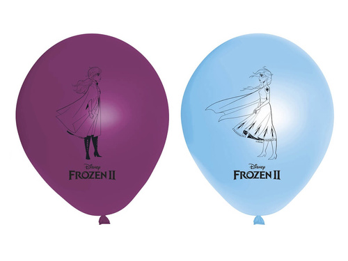 Balony urodzinowe Frozen 2 - Kraina Lodu 2 - 28 cm - 8 szt