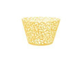 Gold openwork cupcake liners - 10 pcs.