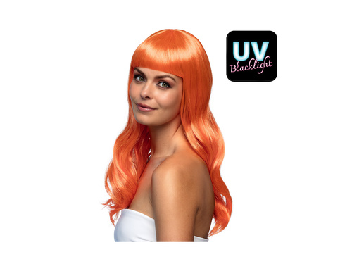 Peruka elegancka pomarańczowa
