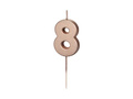 Rose Gold Candle no 8 - 1 pc