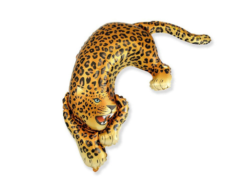 Wild Leopard foil balloon - 108 x 75 cm - 1 pc.