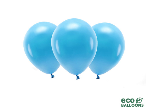 EKO Pastel turquoise latex balloons - extra large - 10 pcs.