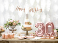 Gold rose plates - 18 cm - 6 pcs.