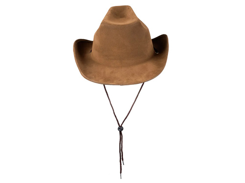 Leather cowboy hat