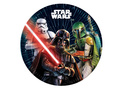 Talerzyki papierowe na urodziny Star Wars - 23 cm - 8 szt.
