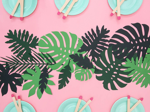 Aloha Decorations - Tropical Leaves - 21 pcs.