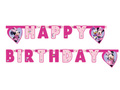 Baner urodzinowy Happy Birthday Myszka Minnie - 200 cm - 1 szt.