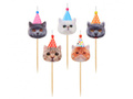 Pikers candles Cats in caps - 5 pcs.