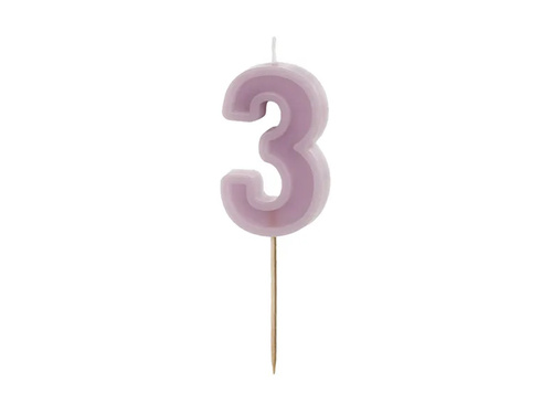 Candle no 3 - 1 pc