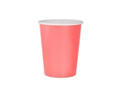 Kubeczki papierowe różowe - 270 ml - 14 szt.