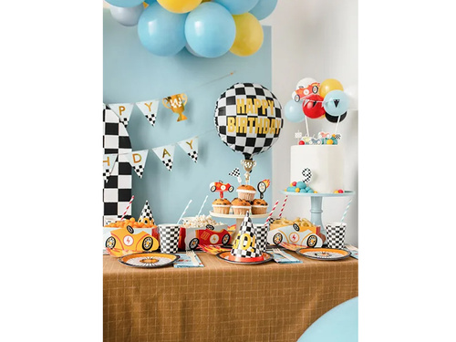 Balloon cake topper Autko - 1 set