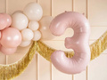 Number 3 Pink Foil Balloon - 72 cm - 1 pc