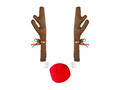 Decoration for a car Reindeer horns with nose - 1 kpl.
