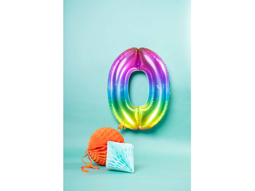 Number 0 Balloons SuperShape Foil Balloon - 86 cm - 1 pc