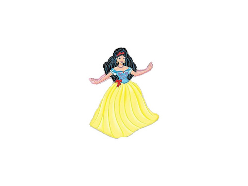 Snow White foil balloon - 99 x 69 cm - 1 pc.