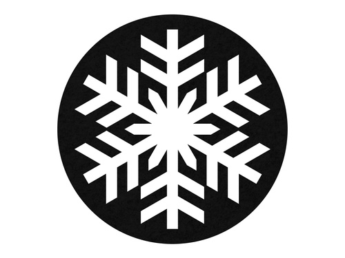 Podstawka pod kubek - Śnieżynka - 10 cm - 4 szt.