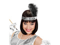 Silver Headband Retro - 1 pc
