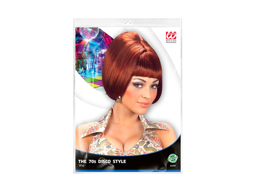 Ruda peruka Party Girl z lat 70.