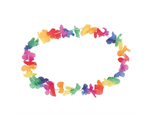 Rainbow flower necklaces - 1 pc