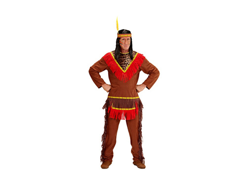 Strój Indianina z opaską z piórkiem