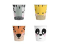 Kubeczki papierowe Zwierzątka - 4 szt.