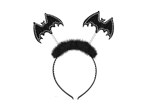 Opaska na głowę z nietoperzem