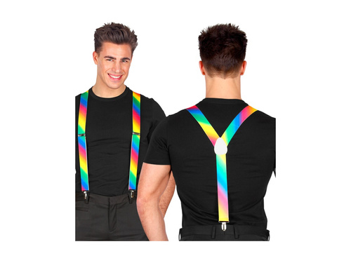 Wielokolorowe szelki tęczowe