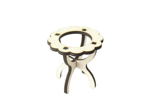 Drewniana podstawka pod jajko na Wielkanoc