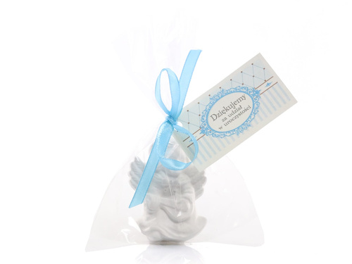 Figurka dziecko w różowym bucie - 10,5 cm