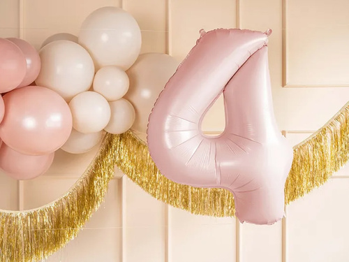 Number 4 Pink Foil Balloon - 72 cm - 1 pc