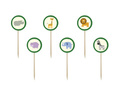 Safari picks - 7 cm - 6 pcs.