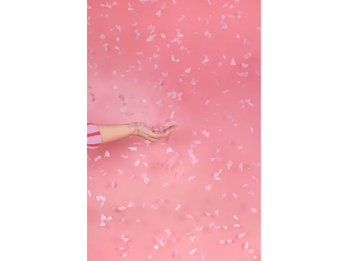 Confetti cannon - pink - 20 cm - 1 pc