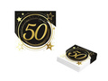 50th Luncheon Napkins - 33 cm - 12 pcs