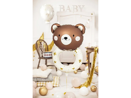 Foil balloon Teddy rattle