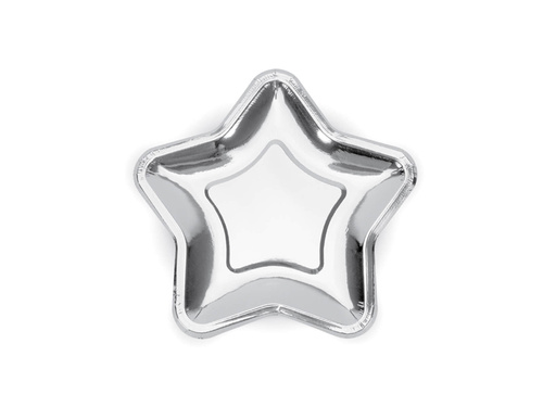 Silver Star plates - 23 cm - 6 pcs.