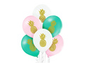 Printed balloons Pineapple - 6 pcs.