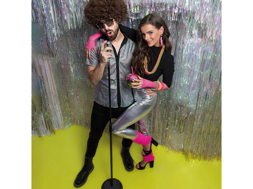 Leg warmers neon pink