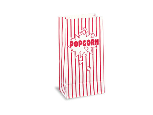 Striped popcorn boxes - 10 pcs.