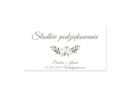 Wedding cake labels, 30 pcs