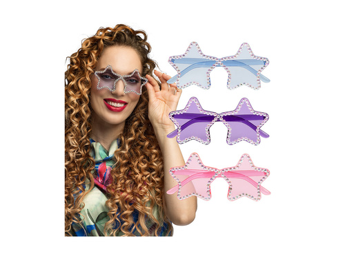 Okulary imprezowe gwiazdy