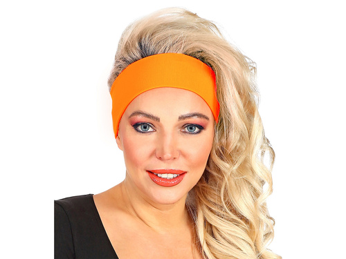 Neon orange headband