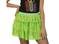 Spódniczka koronkowa neonowa zielona