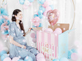 Mom to Be foil balloon for Baby Shower pink - 35 cm - 1 pc.